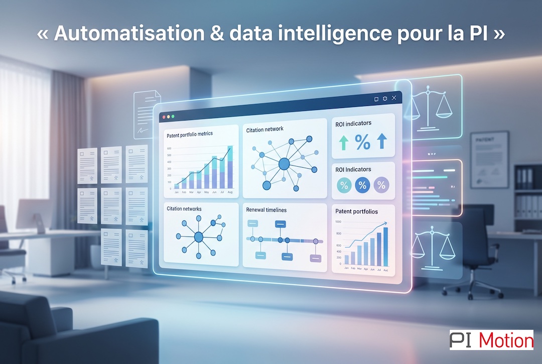 Automatisation & data intelligence pour la gestion de portefeuilles PI