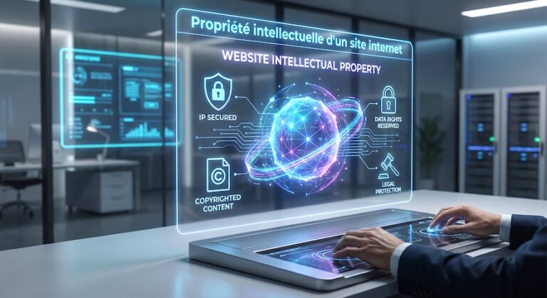 propriété intellectuelle d'un site internet