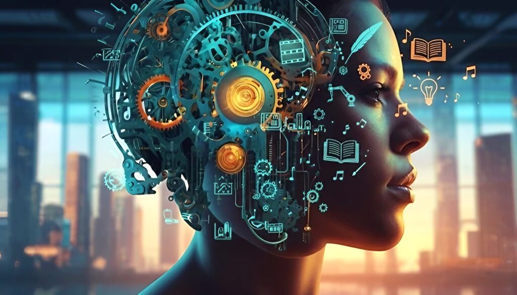 visage symbolisant la différence entre propriété intellectuelle et la propriété industrielle